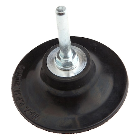 Forney Quick Change Backing Pad, 3 in 71915